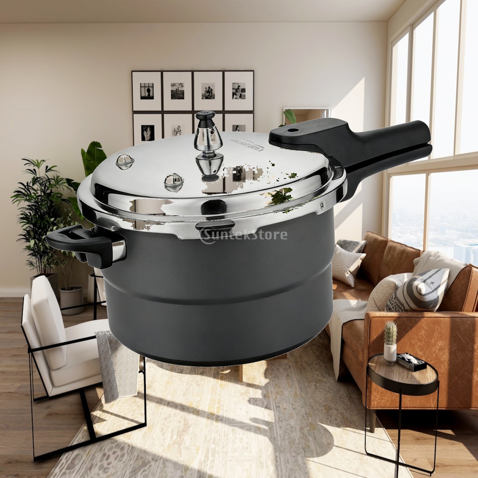 Instant Pot Pressure Cooker - Schnellkochtopf für Gas- oder Induktionsherde Sofortkochtopf