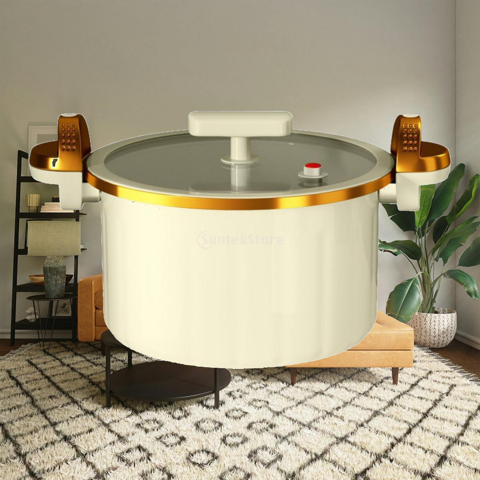 Instant Pot Pressure Cooker - Mikro-Drucktopf, Schmor- und Kochtopf, 7L, leicht