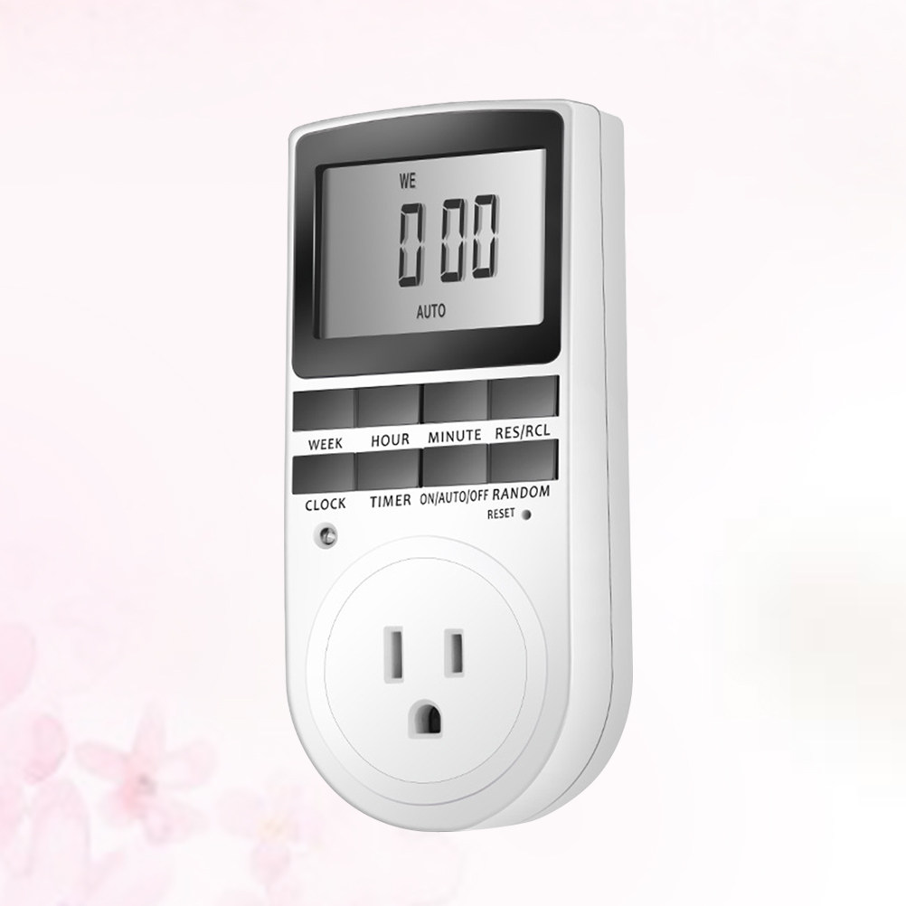 Kitchen Appliances Outlet - Digitale Zeitschaltuhr-Steckdose mit großem LCD-Display, geräuscharmer
