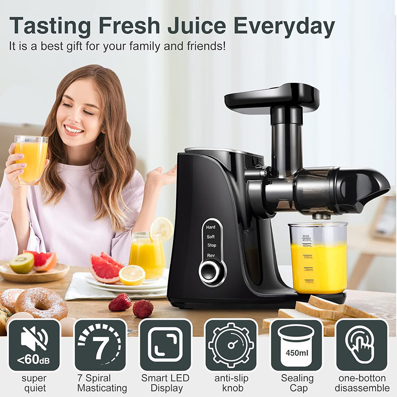 QANA Entsafter, Slow Juicer mi – Juicer Cold Press Slow Bewertung und Preis