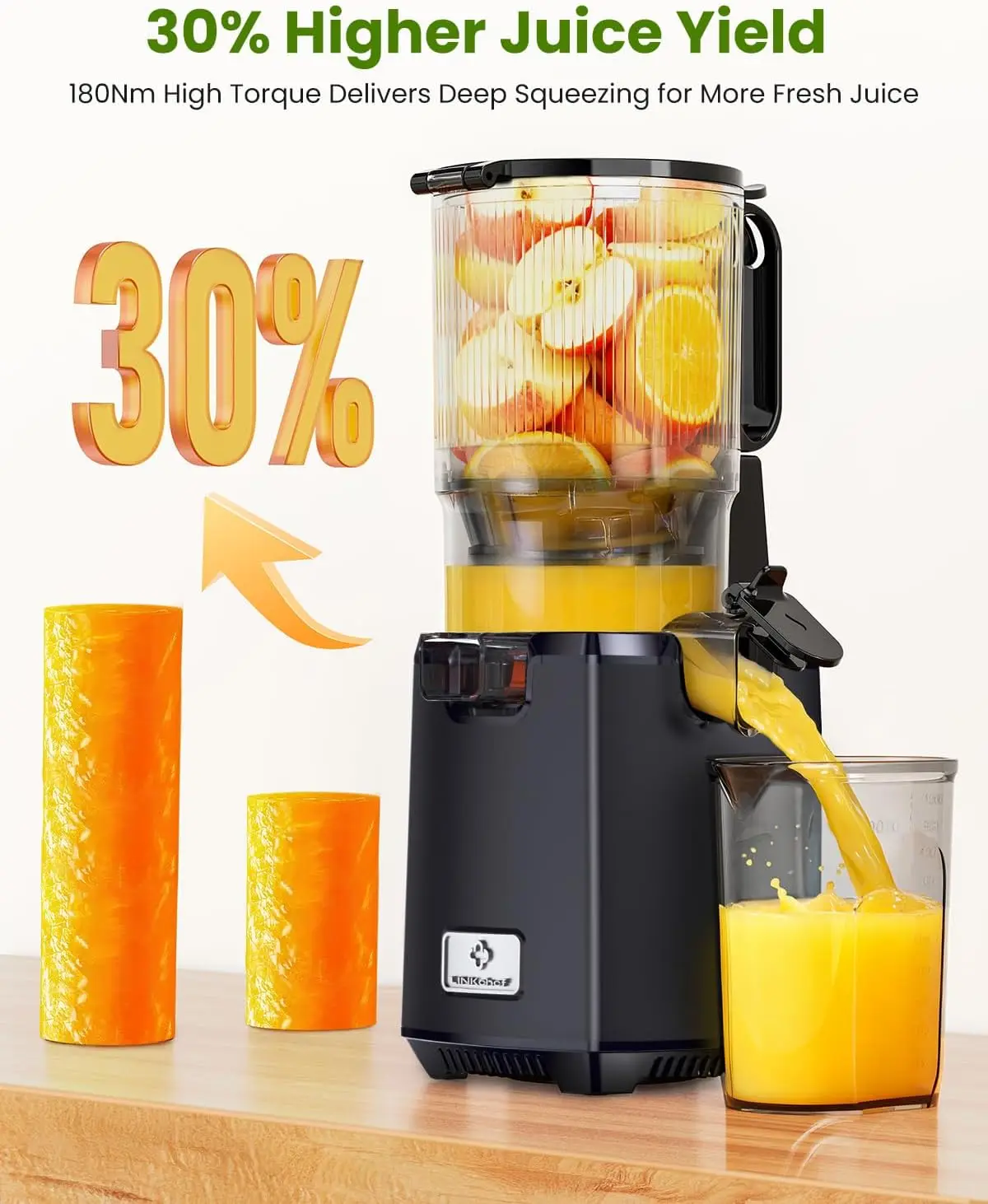 Kaltpress-Entsafter - 250W Ent – Juicer Cold Press Slow Bewertung und Preis
