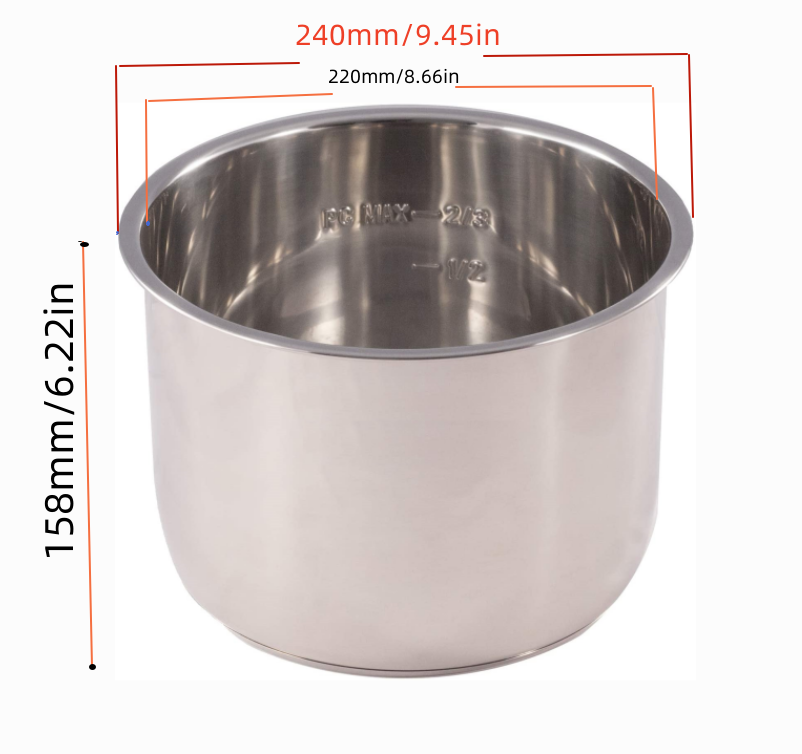 1 Stück Innentopf aus Edelstah – Instant Pot Pressure Cooker Bewertung und Preis